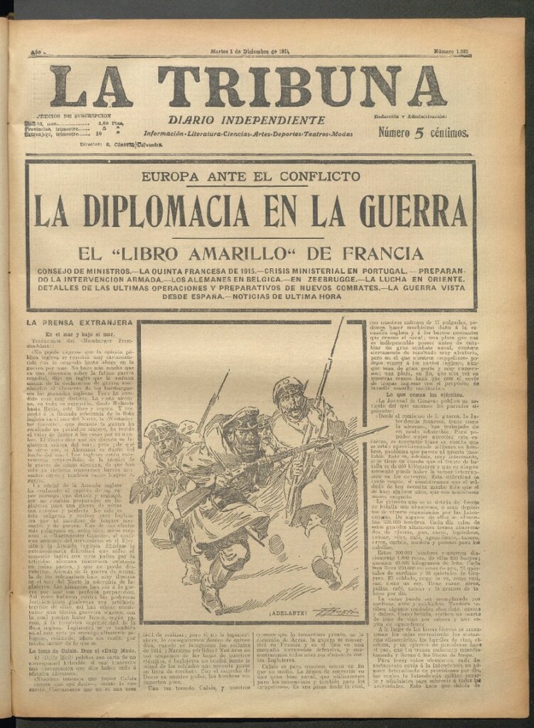 Miniatura de La Tribuna del 1 de diciembre de 1914