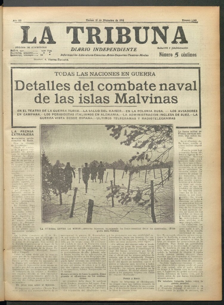 Miniatura de La Tribuna del 11 de diciembre de 1914