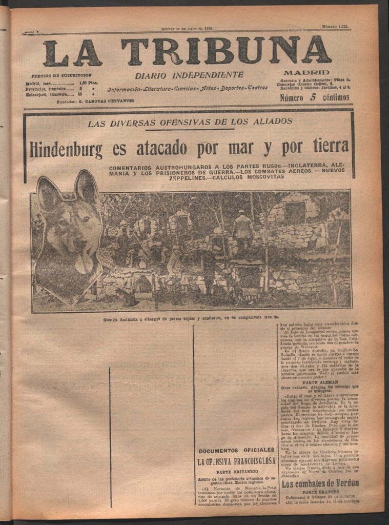 Miniatura de La Tribuna del 18 de julio de 1916