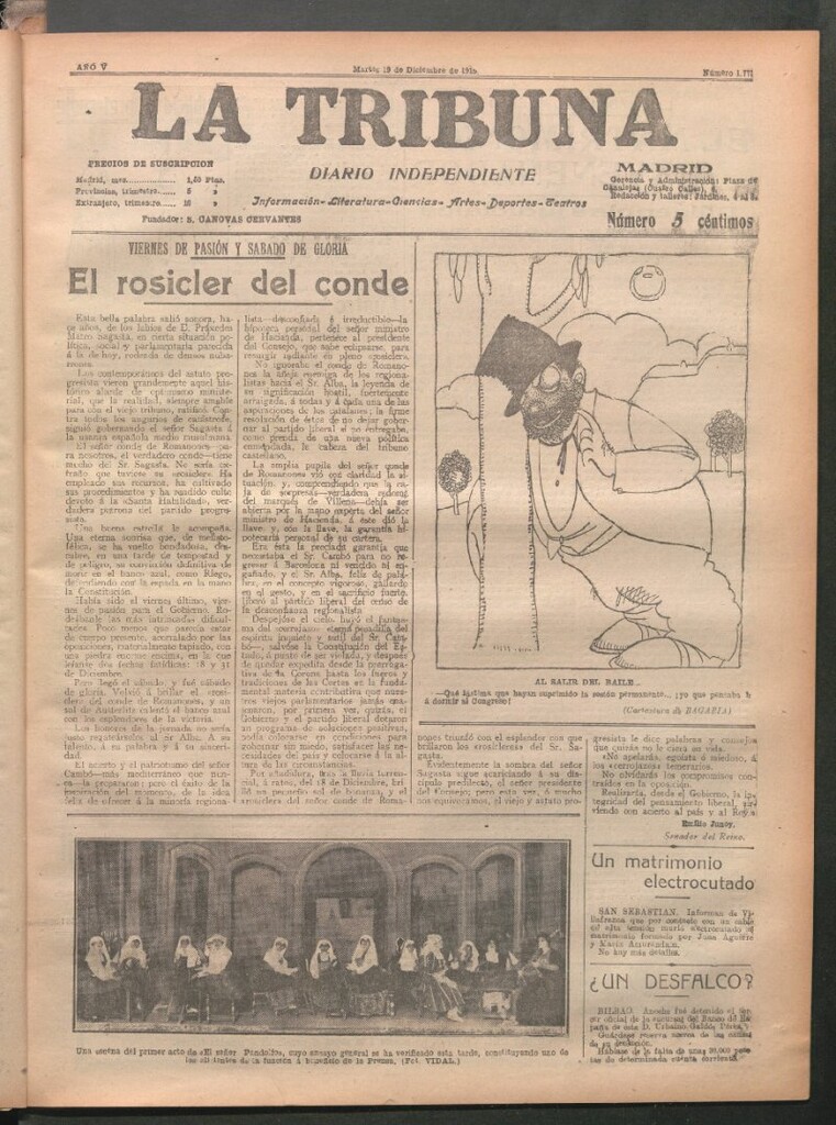 Miniatura de La Tribuna del 19 de diciembre de 1916