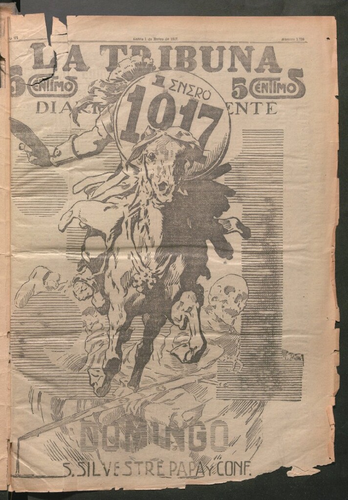 Miniatura de La Tribuna del 1 de enero de 1917