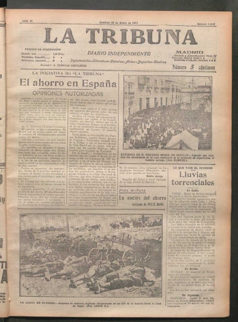 Miniatura de La Tribuna del 28 de enero de 1917