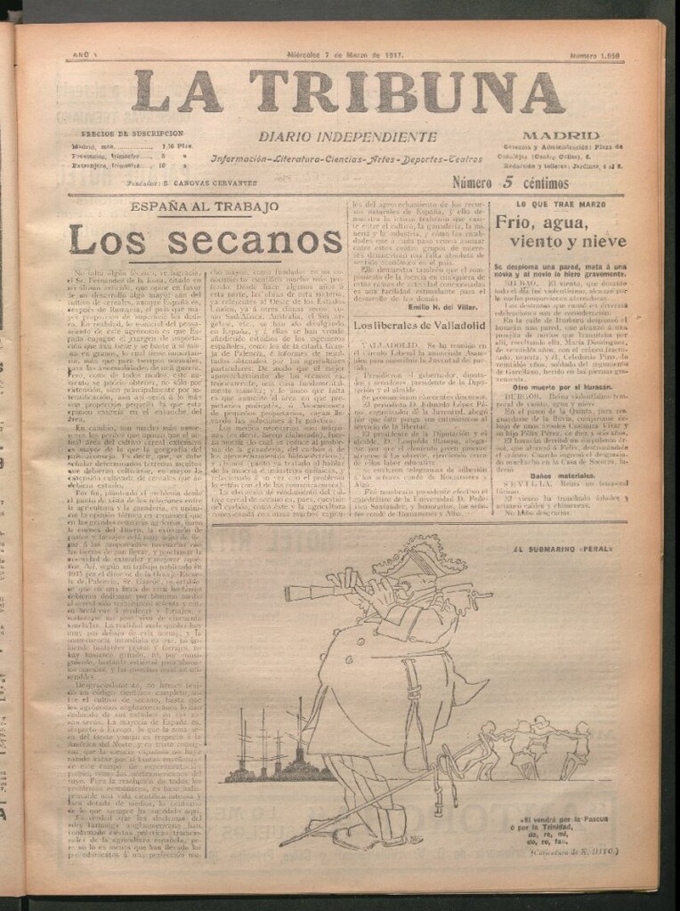 Miniatura de La Tribuna del 7 de marzo de 1917