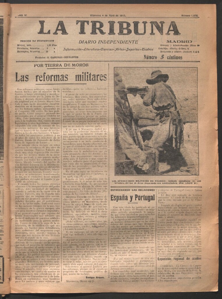 Miniatura de La Tribuna del 4 de abril de 1917