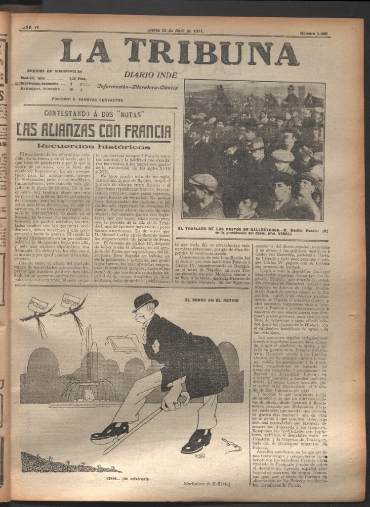 Miniatura de La Tribuna del 26 de abril de 1917