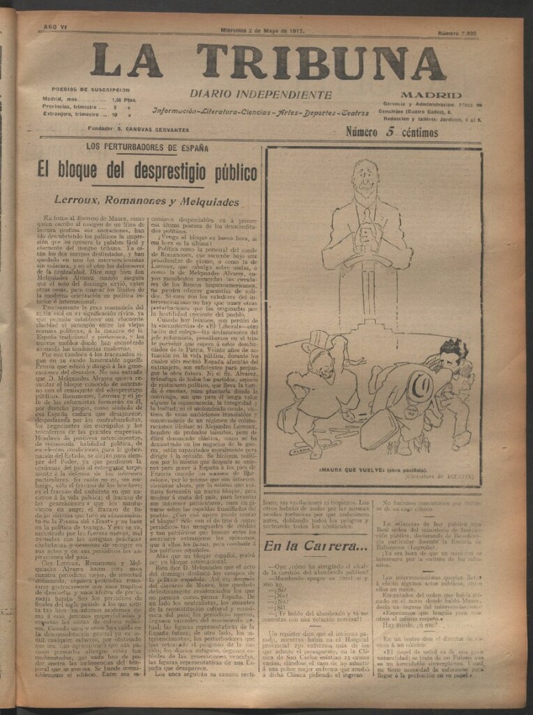 Miniatura de La Tribuna del 2 de mayo de 1917