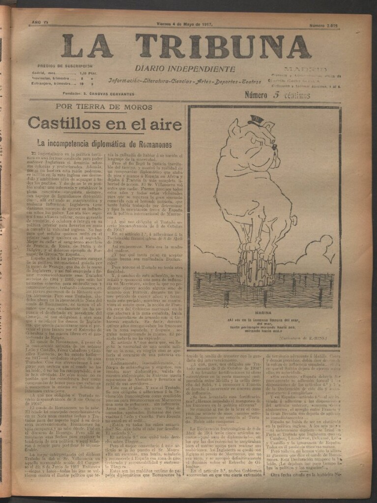 Miniatura de La Tribuna del 4 de mayo de 1917