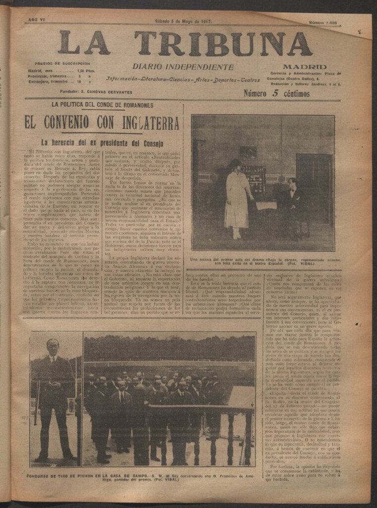 Miniatura de La Tribuna del 5 de mayo de 1917