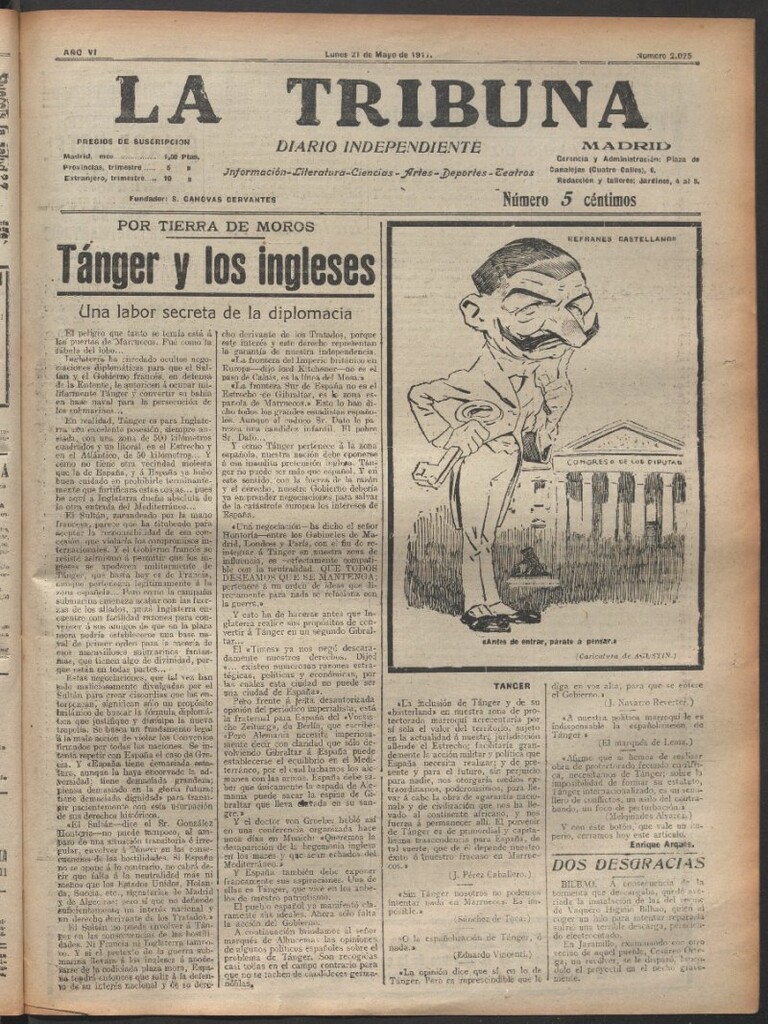 Miniatura de La Tribuna del 21 de mayo de 1917