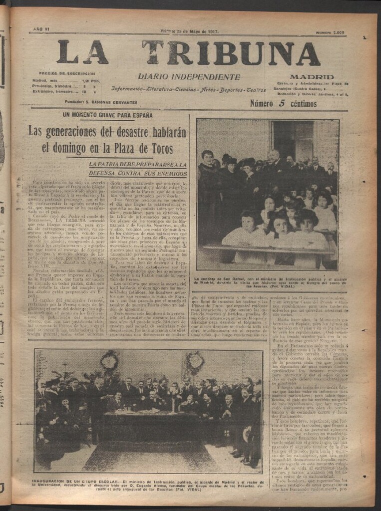 Miniatura de La Tribuna del 25 de mayo de 1917