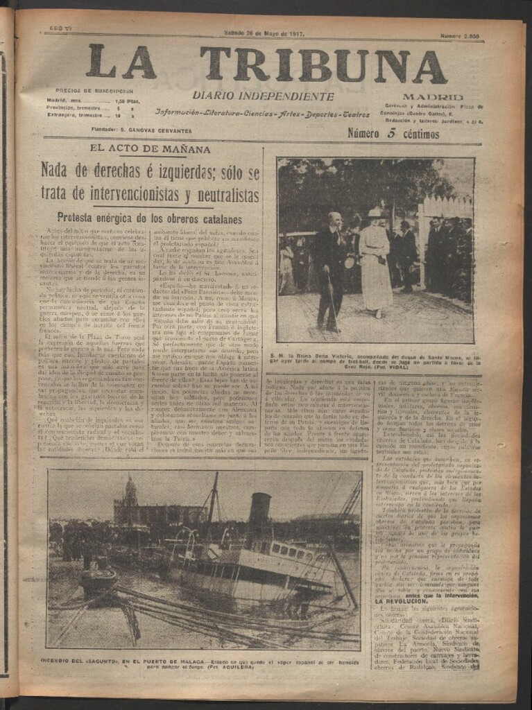 Miniatura de La Tribuna del 26 de mayo de 1917