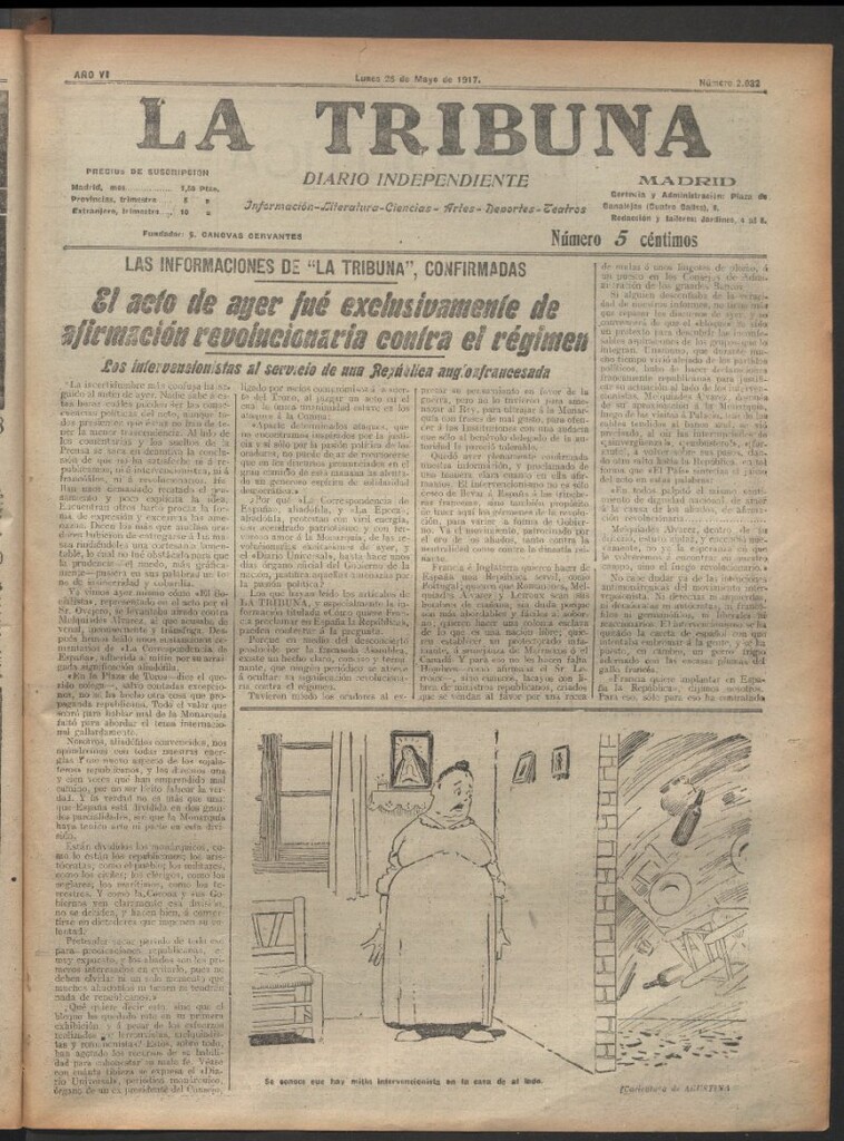 Miniatura de La Tribuna del 28 de mayo de 1917