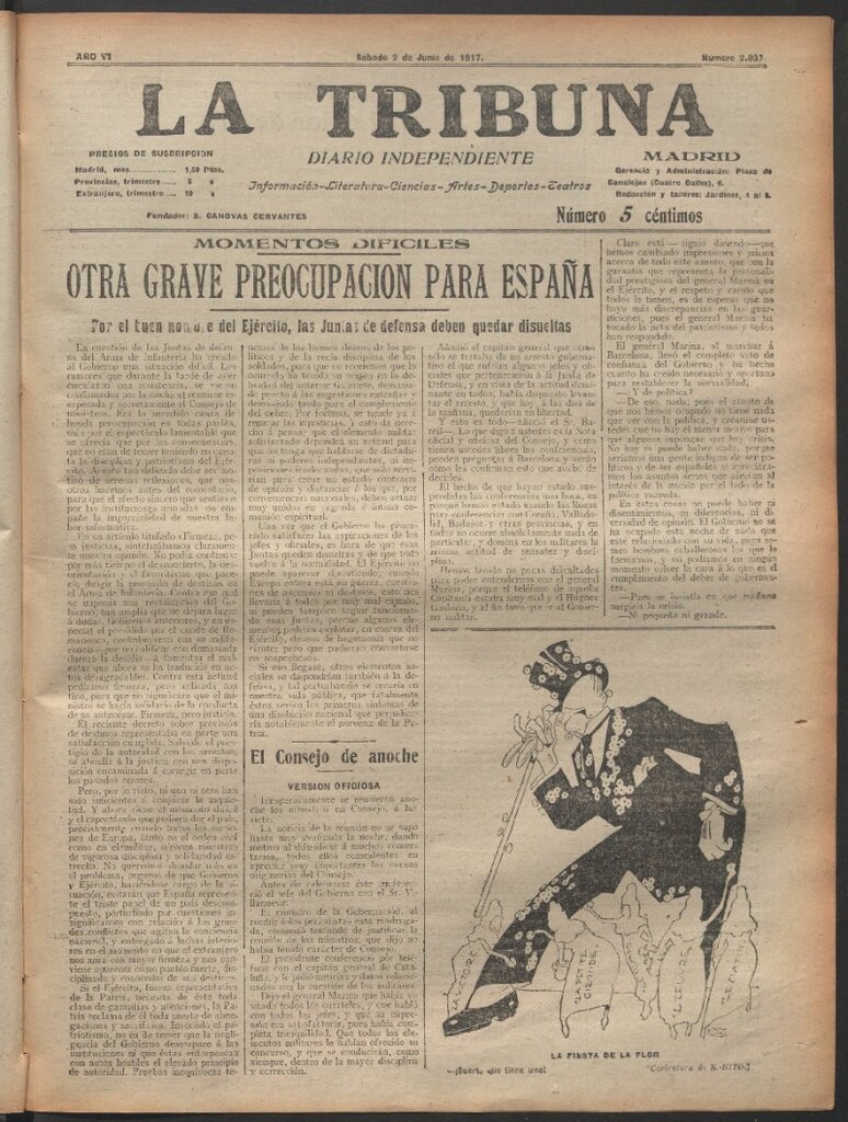 Miniatura de La Tribuna del 2 de junio de 1917