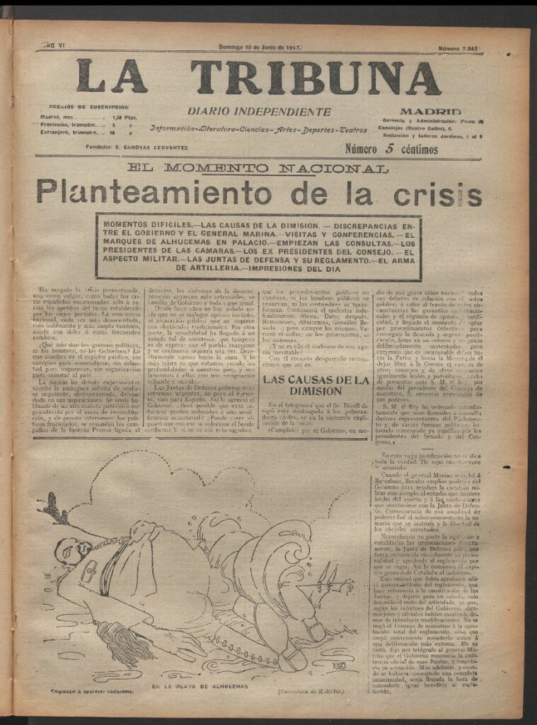 Miniatura de La Tribuna del 10 de junio de 1917