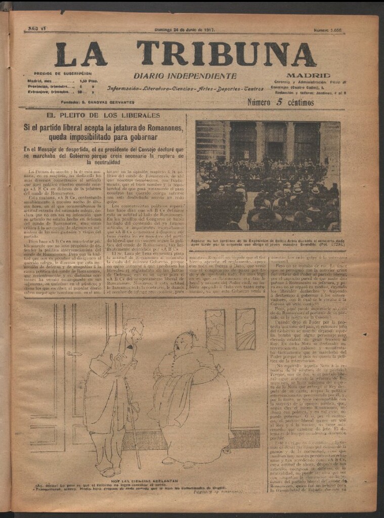Miniatura de La Tribuna del 24 de junio de 1917