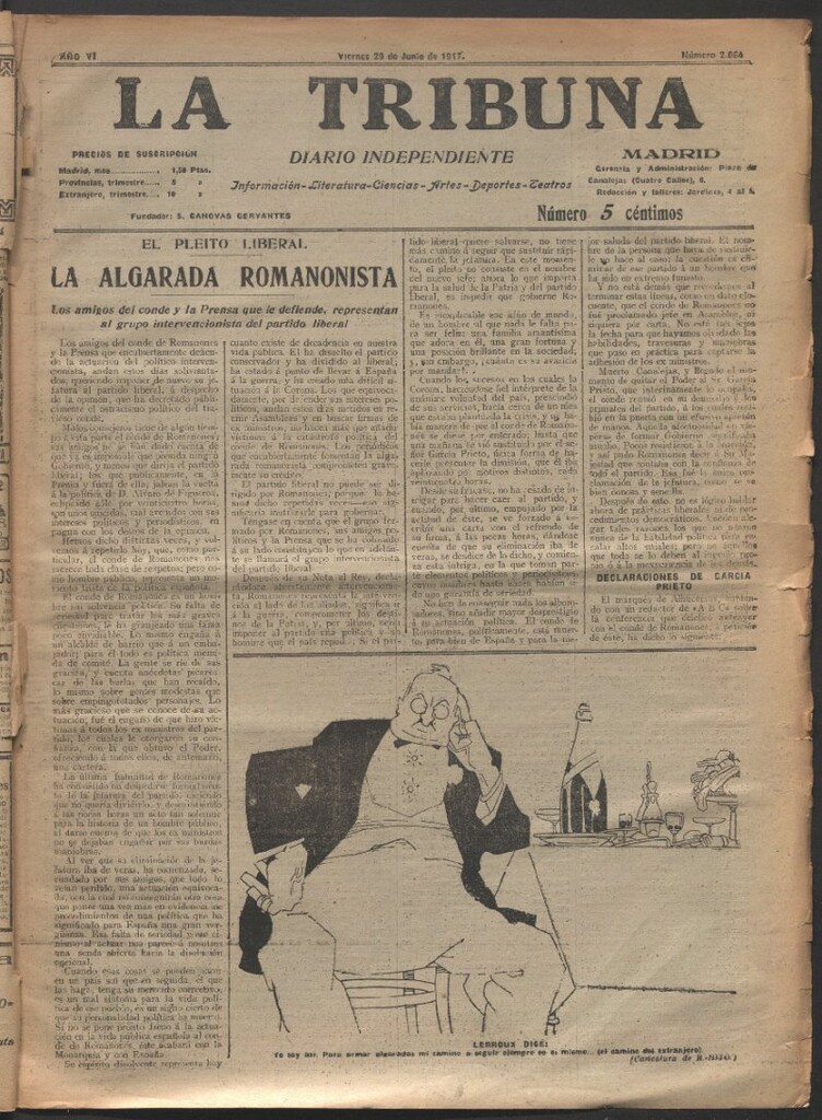 Miniatura de La Tribuna del 29 de junio de 1917