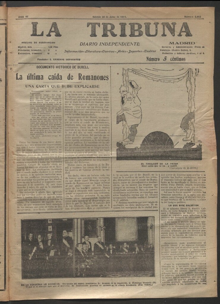 Miniatura de La Tribuna del 30 de junio de 1917