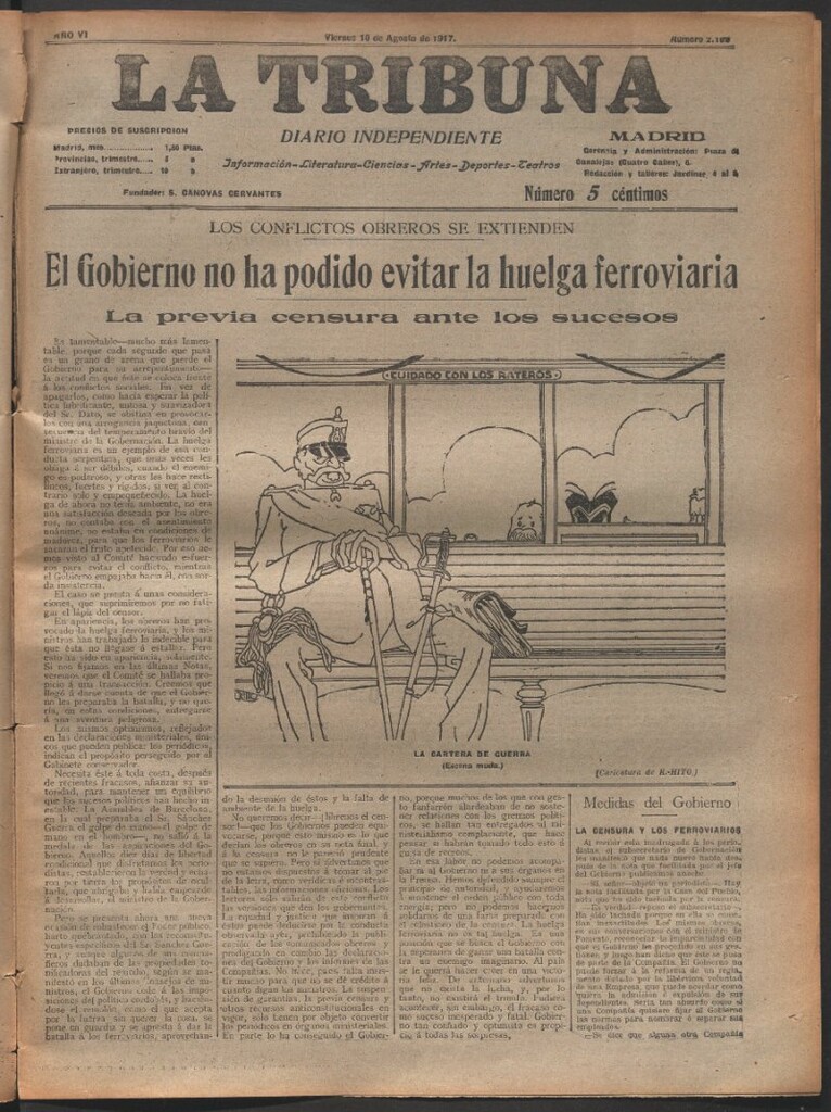 Miniatura de La Tribuna del 10 de agosto de 1917