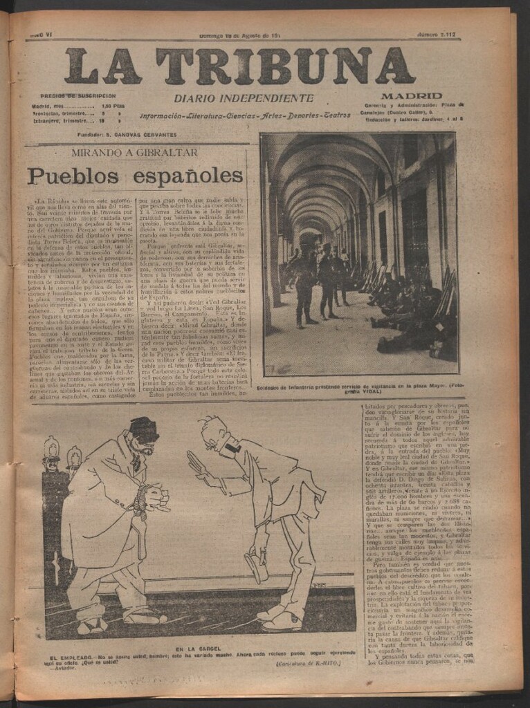 Miniatura de La Tribuna del 19 de agosto de 1917