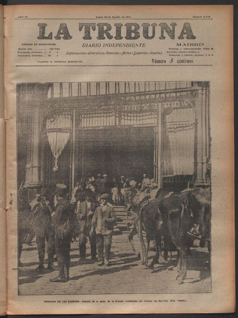 Miniatura de La Tribuna del 20 de agosto de 1917