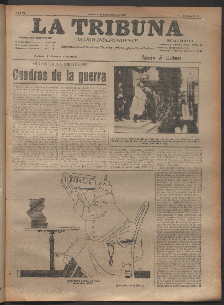 Miniatura de La Tribuna del 6 de septiembre de 1917