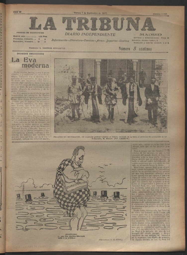 Miniatura de La Tribuna del 7 de septiembre de 1917