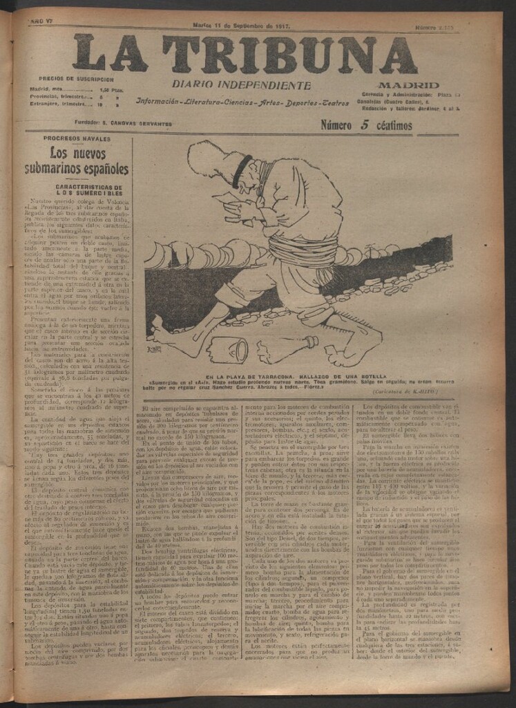 Miniatura de La Tribuna del 11 de septiembre de 1917