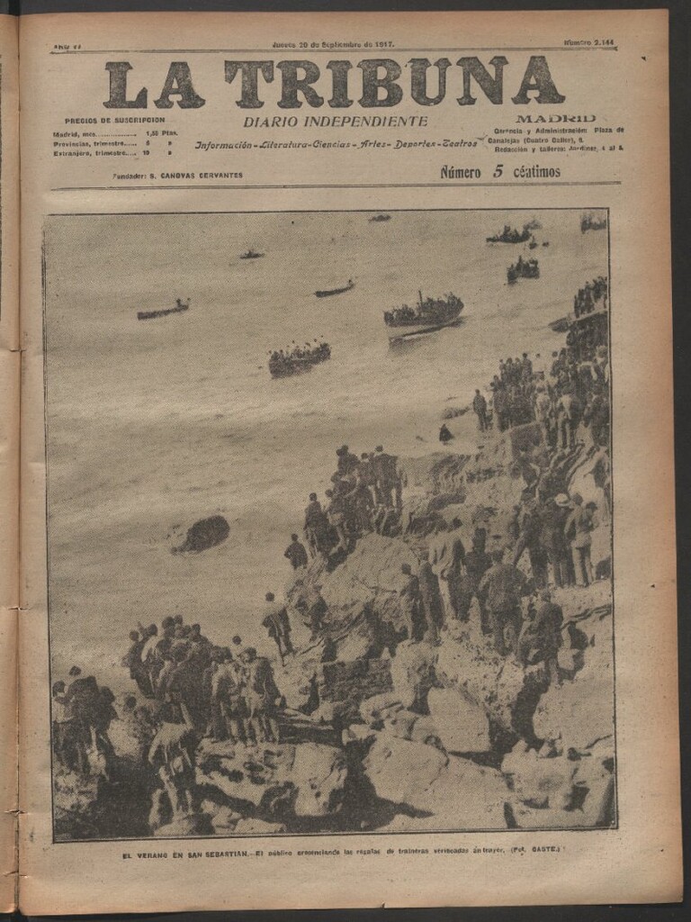 Miniatura de La Tribuna del 20 de septiembre de 1917