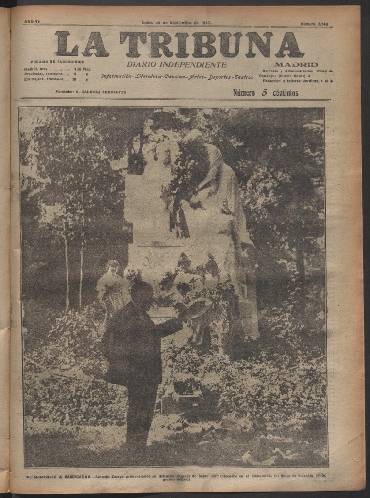 Miniatura de La Tribuna del 24 de septiembre de 1917