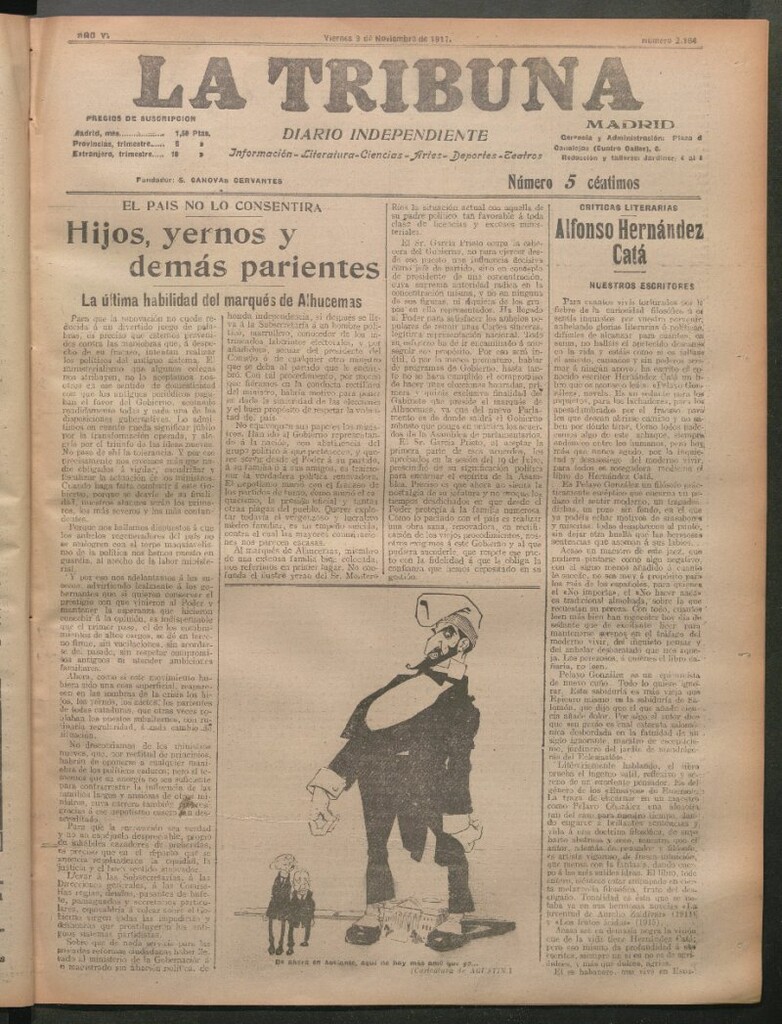 Miniatura de La Tribuna del 9 de noviembre de 1917