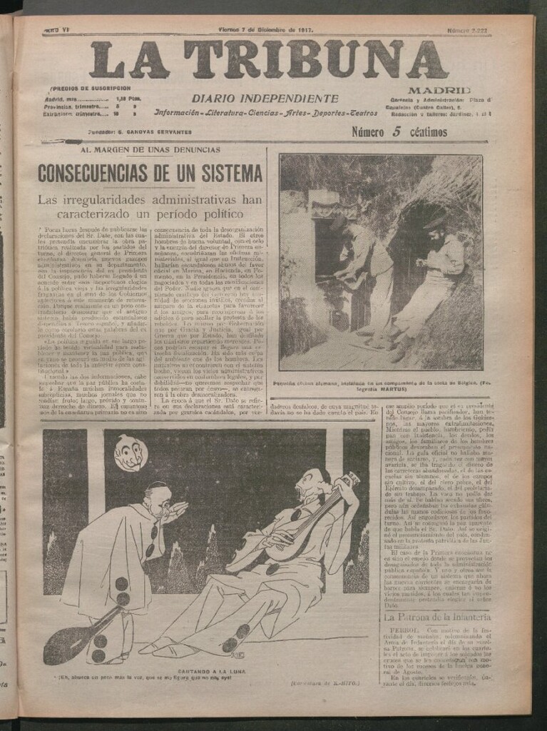 Miniatura de La Tribuna del 7 de diciembre de 1917