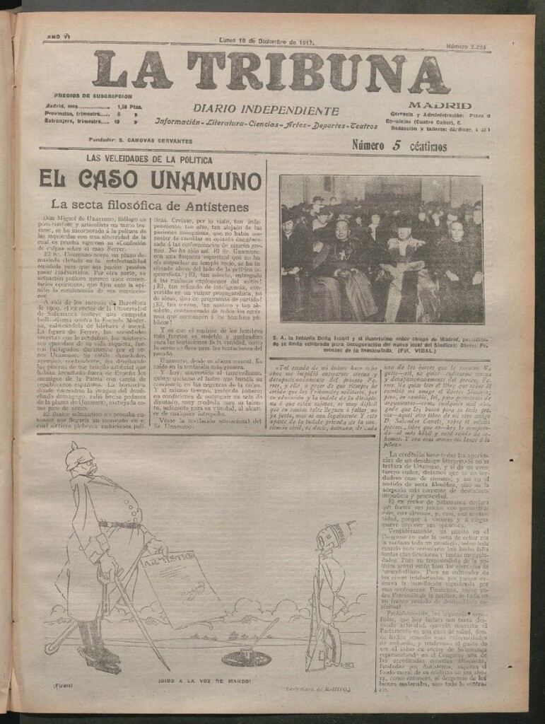 Miniatura de La Tribuna del 10 de diciembre de 1917