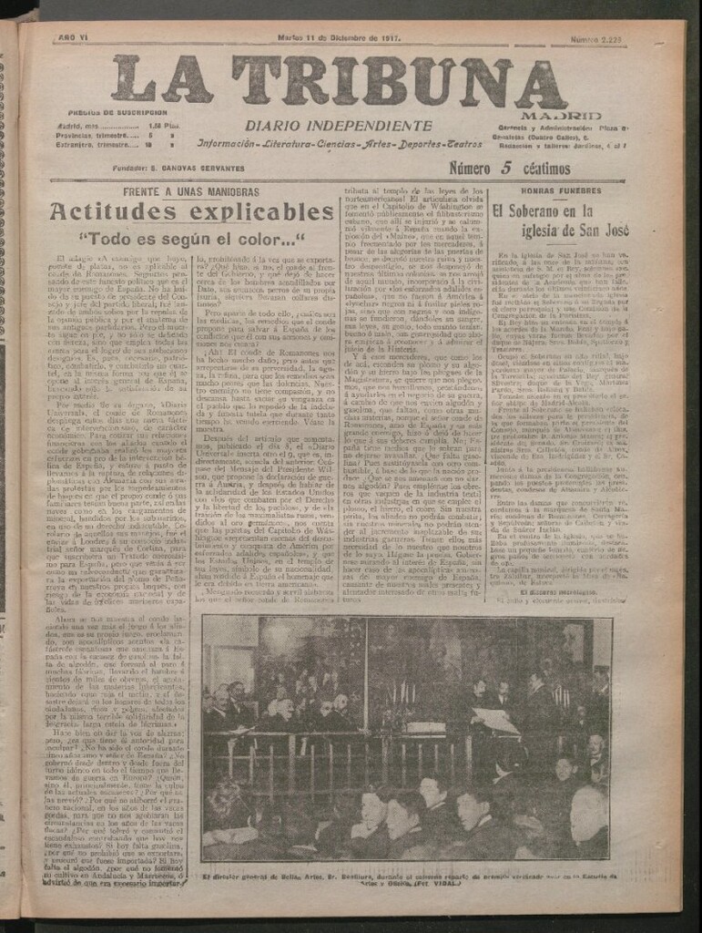 Miniatura de La Tribuna del 11 de diciembre de 1917