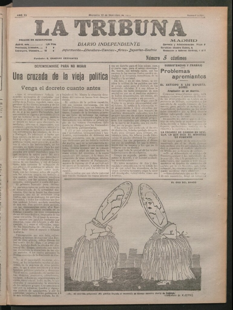 Miniatura de La Tribuna del 12 de diciembre de 1917