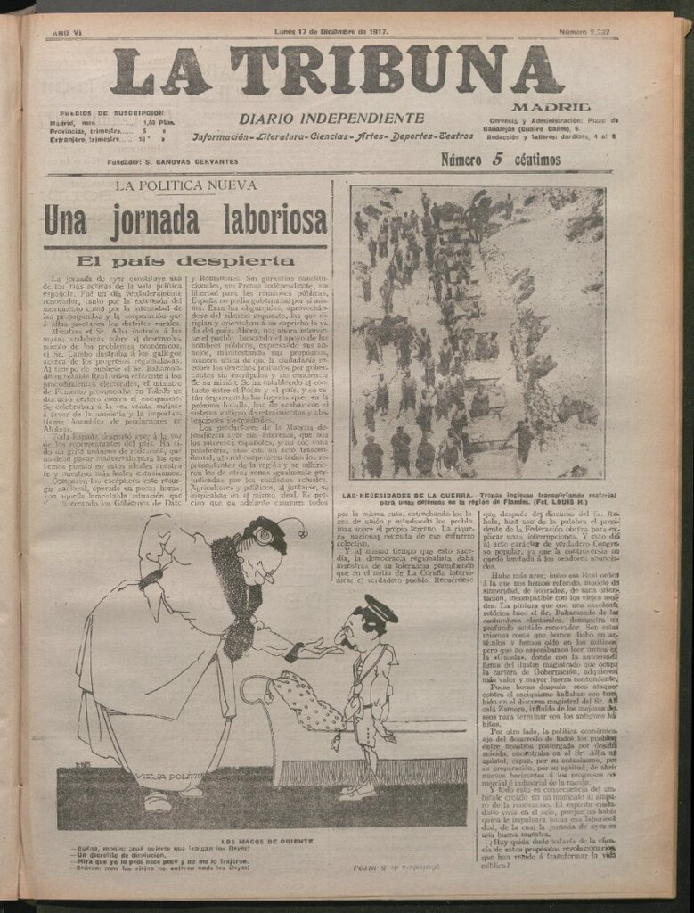 Miniatura de La Tribuna del 17 de diciembre de 1917
