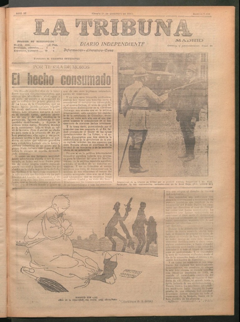 Miniatura de La Tribuna del 21 de diciembre de 1917
