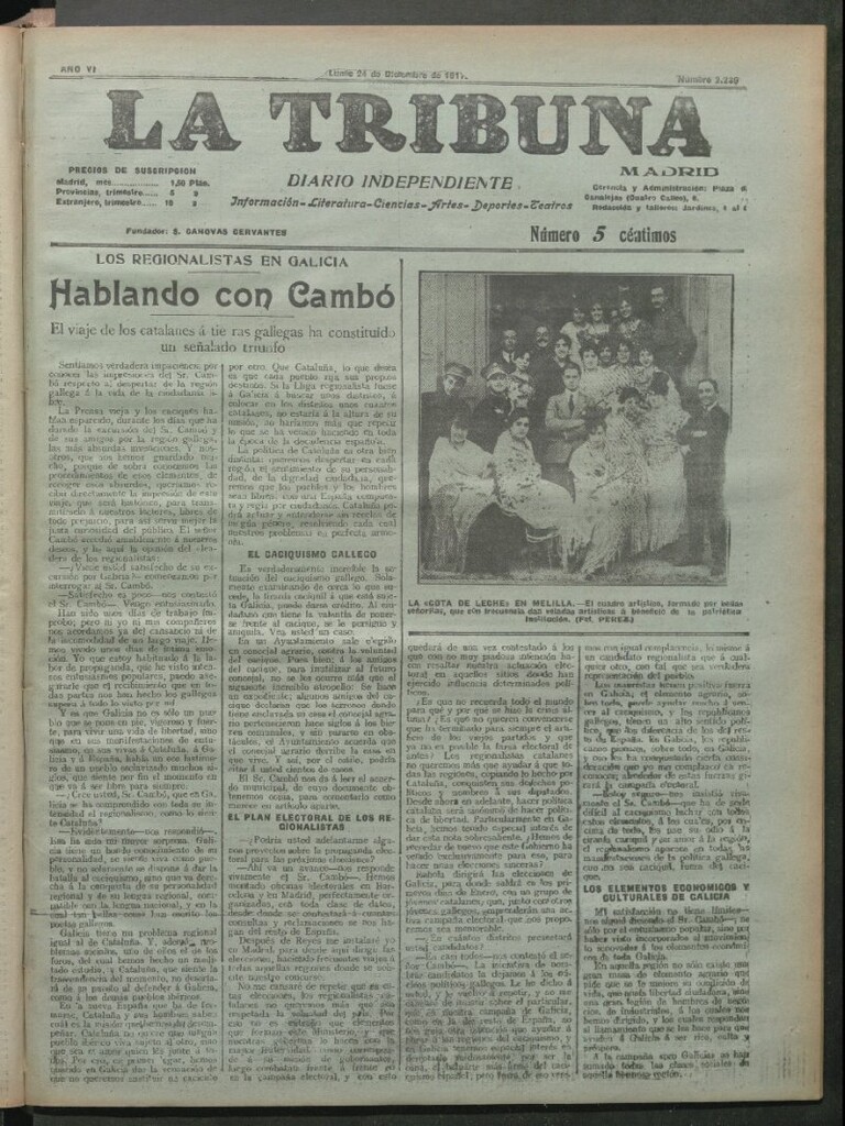 Miniatura de La Tribuna del 24 de diciembre de 1917