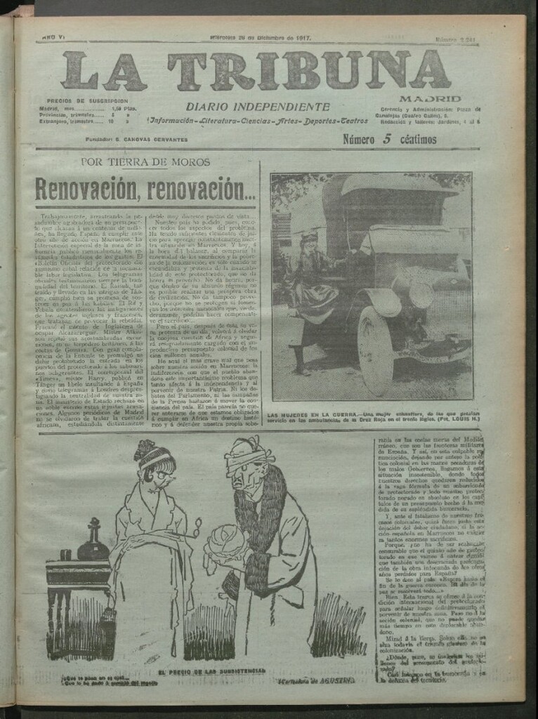 Miniatura de La Tribuna del 26 de diciembre de 1917