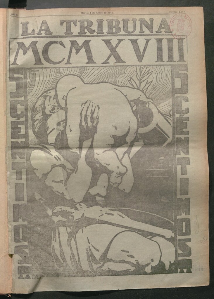 Miniatura de La Tribuna del 1 de enero de 1918