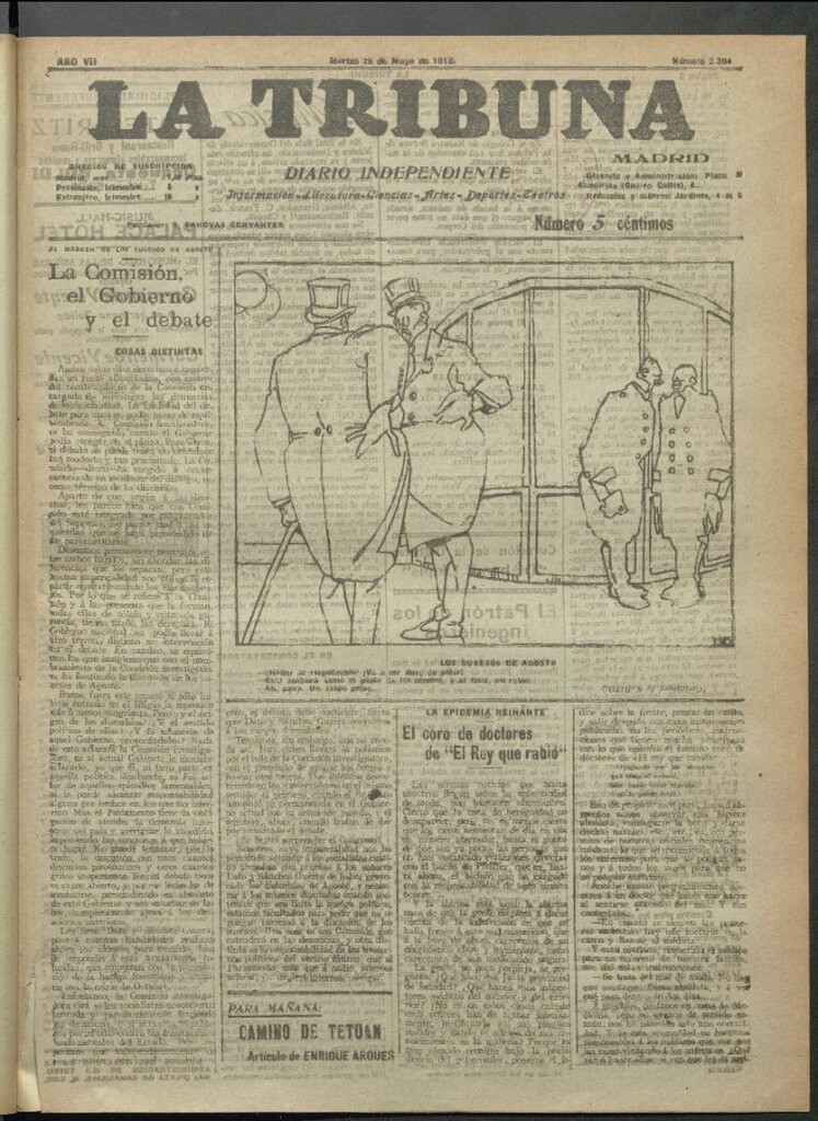 Miniatura de La Tribuna del 28 de mayo de 1918