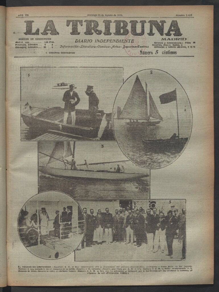 Miniatura de La Tribuna del 25 de agosto de 1918