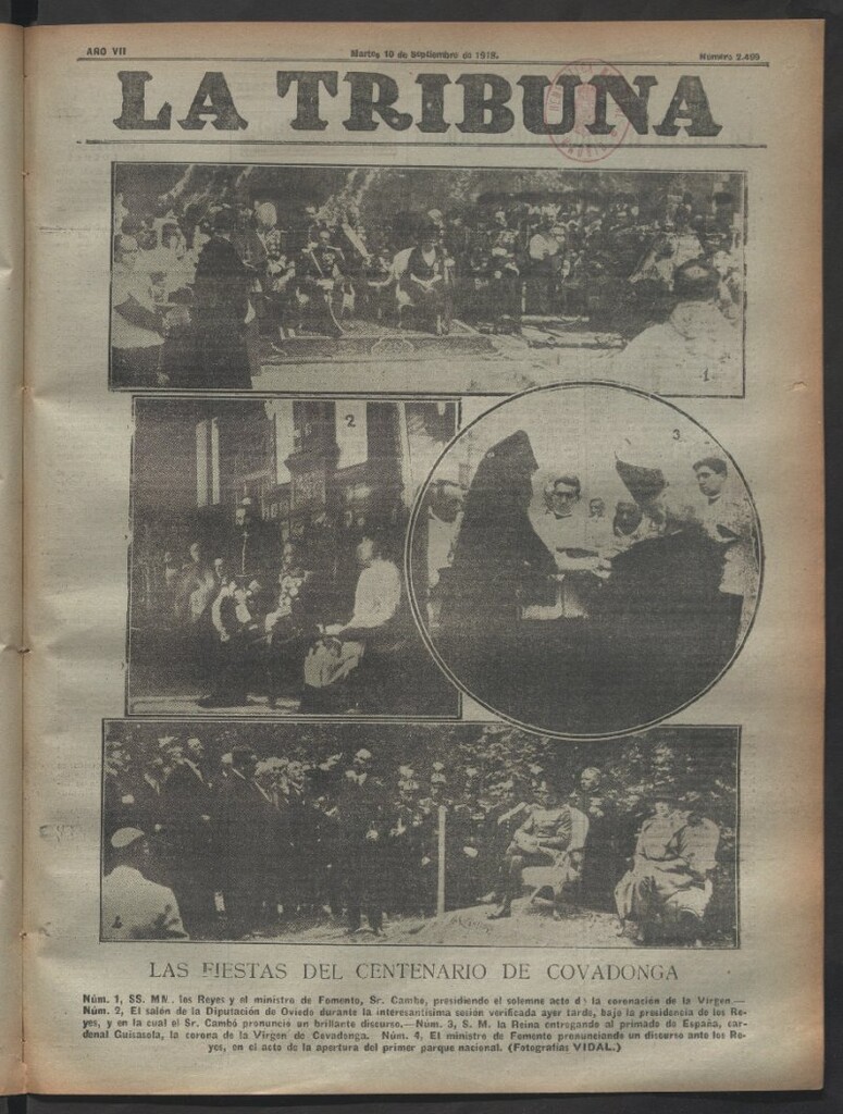 Miniatura de La Tribuna del 10 de septiembre de 1918