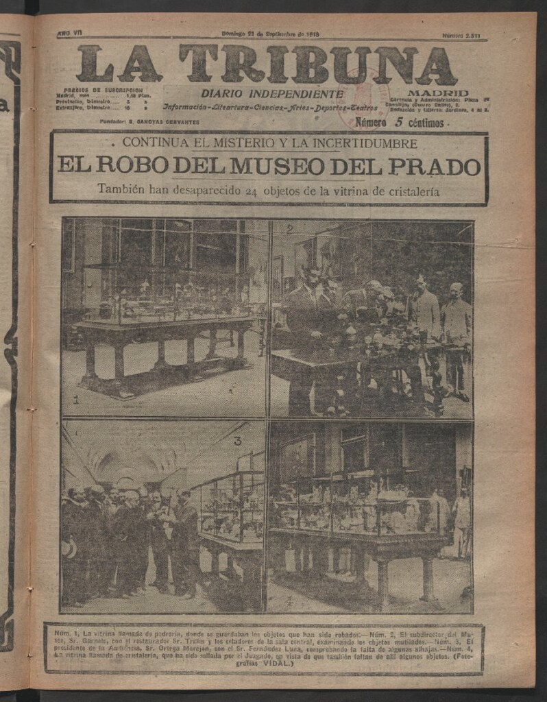 Miniatura de La Tribuna del 22 de septiembre de 1918