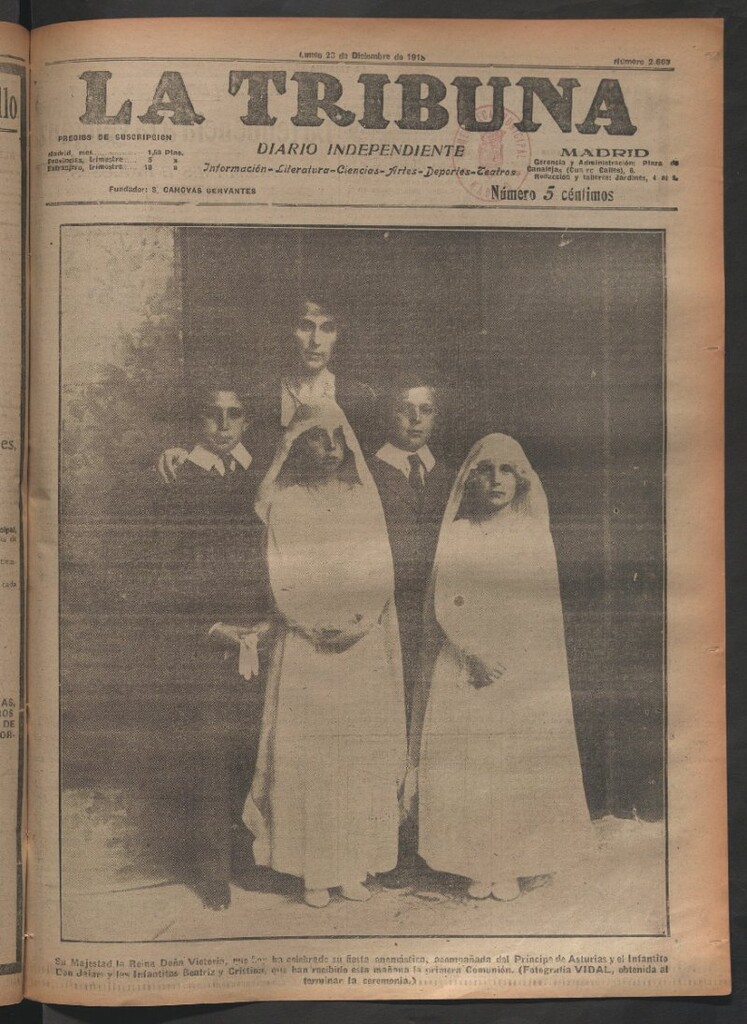 Miniatura de La Tribuna del 23 de diciembre de 1918