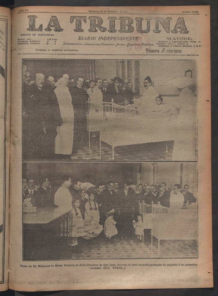 Miniatura de La Tribuna del 25 de diciembre de 1918