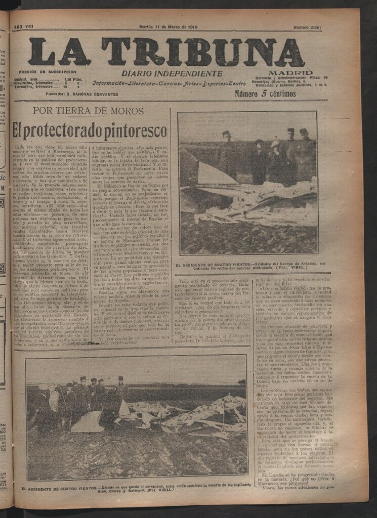 Miniatura de La Tribuna del 11 de marzo de 1919