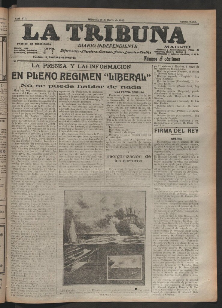 Miniatura de La Tribuna del 26 de marzo de 1919