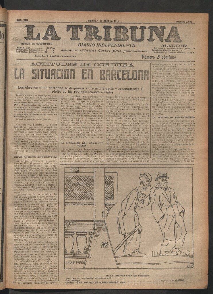 Miniatura de La Tribuna del 4 de abril de 1919