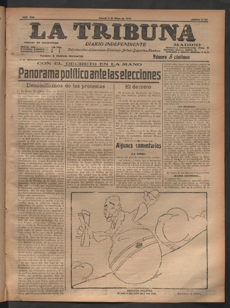 Miniatura de La Tribuna del 3 de mayo de 1919