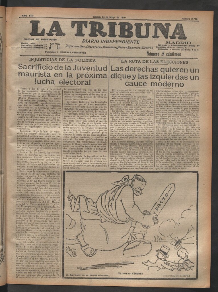 Miniatura de La Tribuna del 24 de mayo de 1919